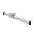 HETTICH Kleiderstange, 225 x 10 x 20mm, Aluminium, Kunststoff, silber