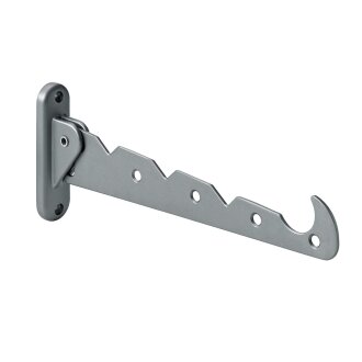 Hettich Kleiderlüfter, 290 mm, Aluminium, Kunststoff, silber