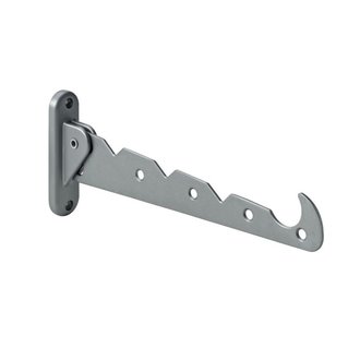 Kleiderlüfter 290mm Aluminium silber