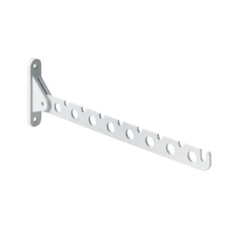 Kleiderlüfter 310mm Stahl weiß