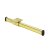 HETTICH Kleiderstange, 225 x 10 x 20 mm, Aluminium, Kunststoff, vermessingt
