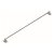 HETTICH Krawattenhalter / Schalhalter 400mm vernickelt