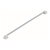 Krawattenhalter / Schalhalter 385mm Kunststoff weiß/blau