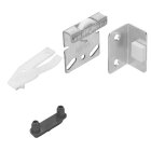 Hettich Montagesatz TopLine2 für Schrankschiebetüren, Belastbar bis 25kg, verzinkt