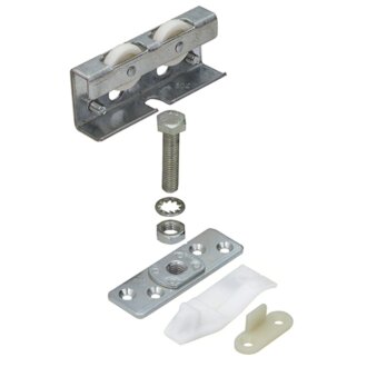 HETTICH Montagesatz TopLine3+ für Holzschiebetüren, Belastbar bis 40kg, verzinkt