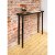 HETTICH Möbelfuß/Tischbein, schwarz, 25 x 25 x 700 mm, B-Ware Folie defekt/nichtvorhanden