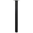 Möbelfuß/Tischbein schwarz 25 x 25 x 400 mm,...