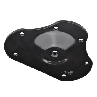 HETTICH Montageplatte M10, Ø 60 mm, schwarz, B-Ware Folie defekt/nicht vorhanden