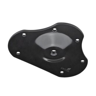HETTICH Montageplatte M10, Ø 60 mm, schwarz, B-Ware