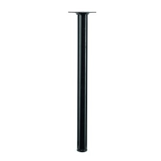 Möbelfuß / Tischbein schwarz D 30 x 400mm