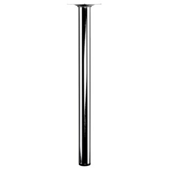 Möbelfuß / Tischbein verchromt Ø 30 x 400 mm B-Ware Folie defekt/nicht vorhanden
