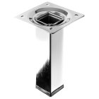 HETTICH Möbelfuß/Tischbein, chrom, 25 x 25 x...