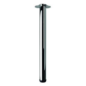 Möbelfuß / Tischbein verchromt D 60 x 700 - 730 mm verstellbar B-Ware