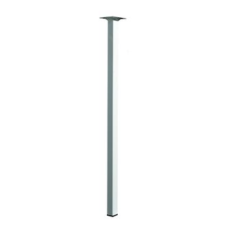 Tischbein weiß 25 x 25 x 600 mm B-Ware mit leichten Kratzern und Mängeln