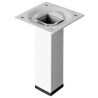 HETTICH Möbelfuß, 25 x 25 x 100 mm, weiß