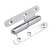 HETTICH Türband links, 80 x 45 mm, verzinkt, 10 Stück