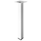 Möbelfuß / Tischbein weiß 25 x 25 x 250 mm B-Ware keine Verpackung/Folie vorhanden