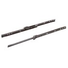 HETTICH Rollschubführung Teilauszug 400mm 15 kg, Stahl, braun