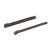 HETTICH Rollschubführung Teilauszug 400mm 15 kg, Stahl, braun