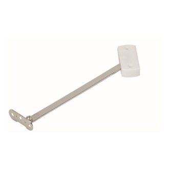 Hettich Klappenstütze "KLS 10/200" Stahl vernickelt/KW weiß
