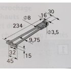 Bremsklappenhalter mit wartungsfreiem Bremskraftsystem...