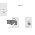 HETTICH Anreißschablone fürTopfscharniere Multi Blue