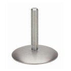 HETTICH Höhenversteller, Ø 75mm/M10, Edelstahl