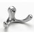 HETTICH Mantelhaken, 58 x 31 x 29 mm, Zinkdruckguss, Aluminium Optik