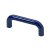 HETTICH Möbelgriff inkl. Schrauben, Kunststoff, blau, BA64mm