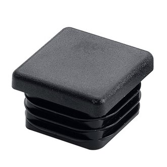 Einsteckgleiter 40 x 40mm, schwarz