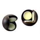 Eckenpuffer, selbstklebend Ø 25mm, braun, 4...