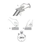 Filzgleiter selbstklebend, Ø 22mm, weiß
