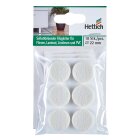 HETTICH Filzgleiter selbstklebend, Ø 22mm, weiß