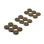 Hettich Filzgleiter, selbstklebend, Ø 25mm, braun, 18 Stück