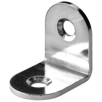 HETTICH Stuhlwinkel, 20 x 20 x 15mm, Edelstahl matt, 50 Stück