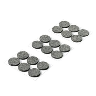 HETTICH Parkettgleiter, selbstklebend, Ø 25mm, 18 Stück