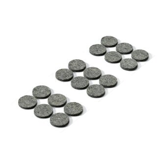 Parkettgleiter, selbstklebend, Ø22mm, 18 Stück