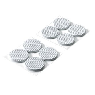 Hettich Selbstklebende Antirutschpads und Schutzpuffer, rund, Ø 40 x 5 mm, 8 Stück