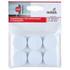 HETTICH EVA-Antirutschpads, Ø 28mm, selbstklebend, weiß, 18 Stück