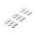 Hettich EVA-Antirutschpads, Ø 21mm, selbstklebend, weiß