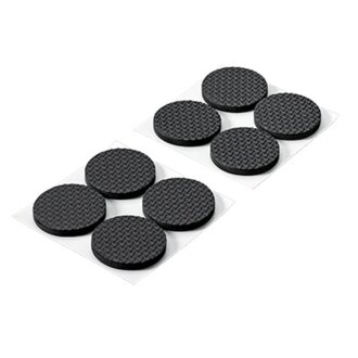 EVA-Antirutschpads, selbstklebend, Ø40mm, schwarz, 8 Stück