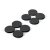 EVA-Antirutschpads, selbstklebend, Ø40mm, schwarz, 8 Stück