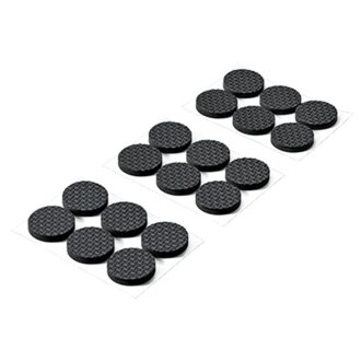 HETTICH Antirutschpads und Schutzpuffer, rund, Ø 28 x 5 mm, 18 Stück