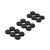 EVA-Antirutschpads, selbstklebend D21mm, schwarz
