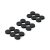 Hettich EVA-Antirutschpads, Ø 21mm, selbstklebend, schwarz