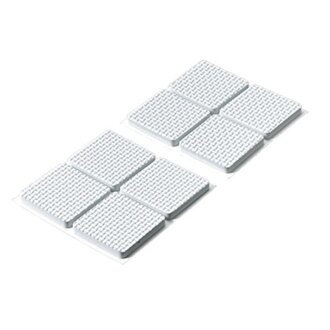 Hettich Antirutschpads/Schutzpuffer eckig, 40 x 40 x 5 mm, 8 Stück