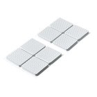 Antirutschpads und Schutzpuffer, eckig, 40 x 40 x 5 mm 8...