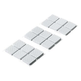 Antirutschpads und Schutzpuffer, eckig, 25 x 25 x 5 mm  18 Stück