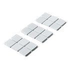 Antirutschpads und Schutzpuffer, eckig, 25 x 25 x 5 mm...