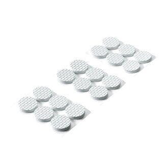EVA-Antirutschpads, selbstklebend, Ø 25mm, weiß